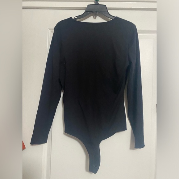 Abercrombie & Fitch Black Long Sleeve Bodysuit - Picture 2 of 5